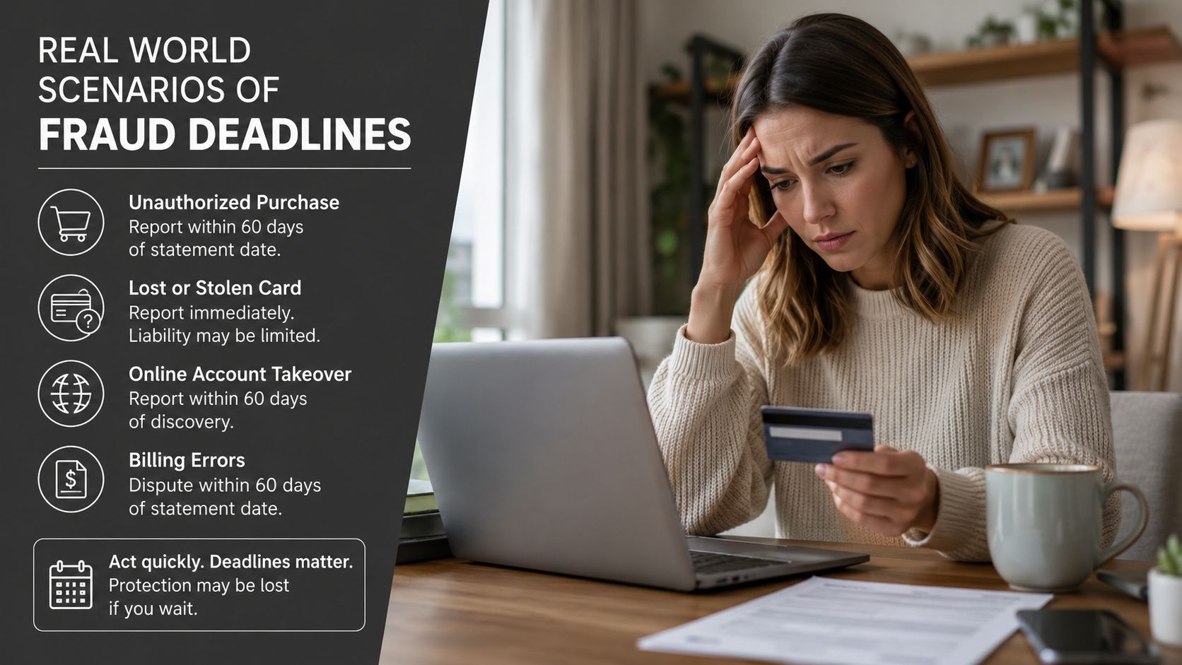 Real World Scenarios of Fraud Deadlines