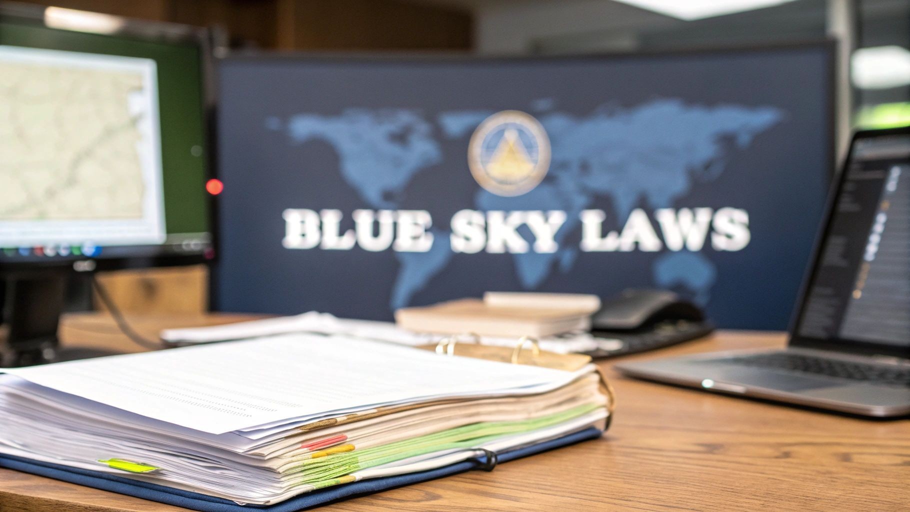 what-are-blue-sky-laws-office-desk