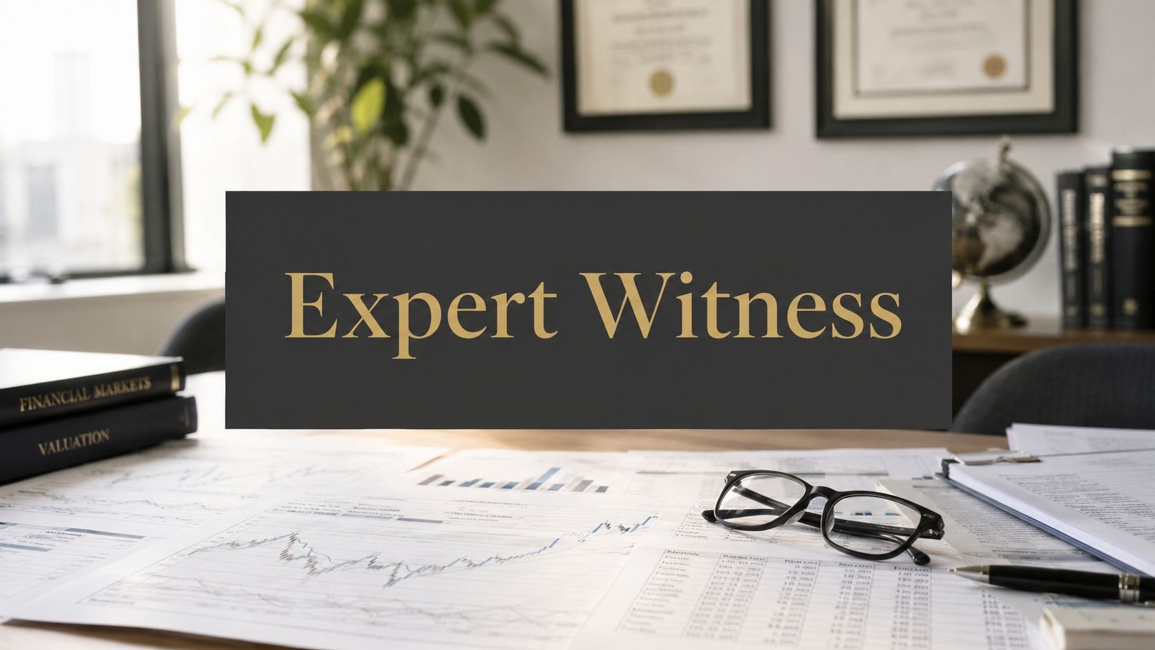 investment-expert-witness-office-desk