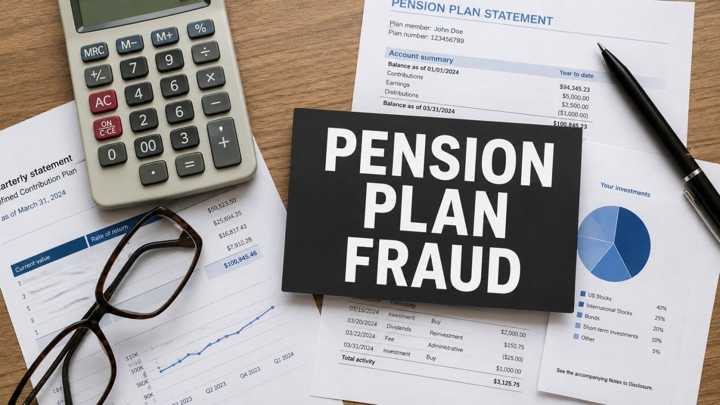 pension-plan-fraud-financial-documents